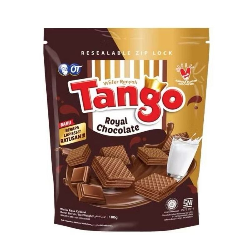 

Tango Wafer Pouch Royal Chocolate 100 gram