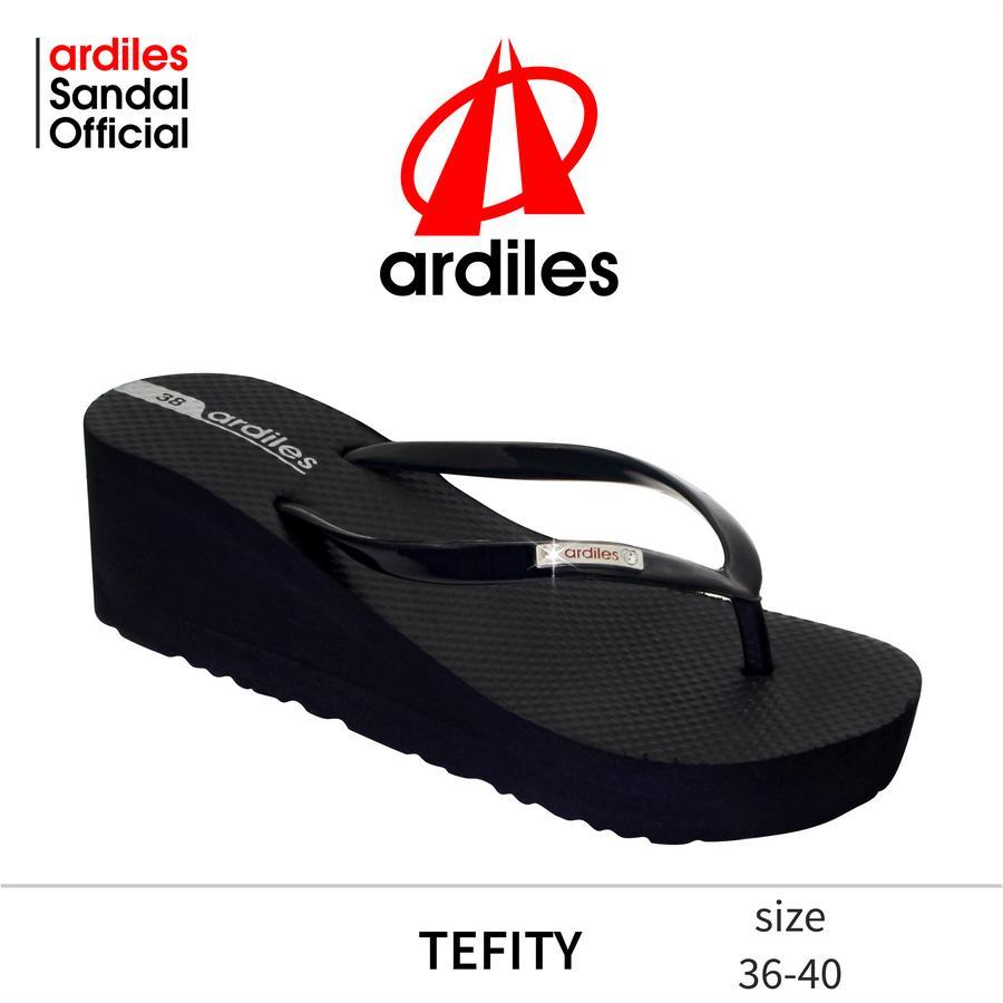 ARDILES TEFITY SANDAL JEPIT WANITA WEDGES ORIGINAL SANDAL WEDGES WANITA SANDAL JEPIT MODEL TINGGI