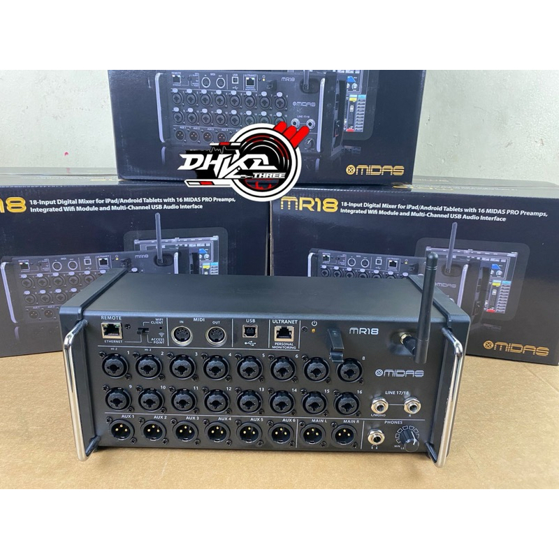 MIXER DIGITAL MIDAS MR 18 ORIGINAL / Mixer Digital Midas Mr 18 Original / Mixer midas mr 18 original