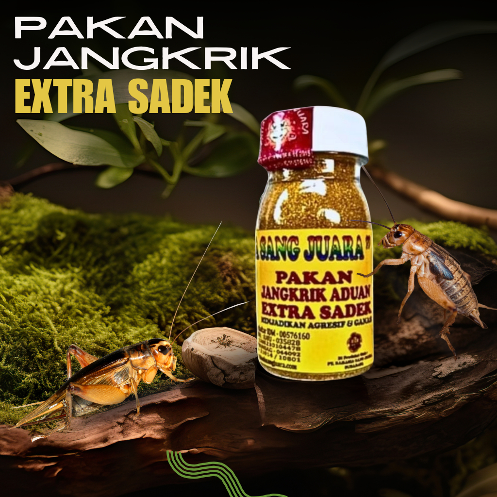 Pakan Jangkrik Aduan Extra Sadek 50ml