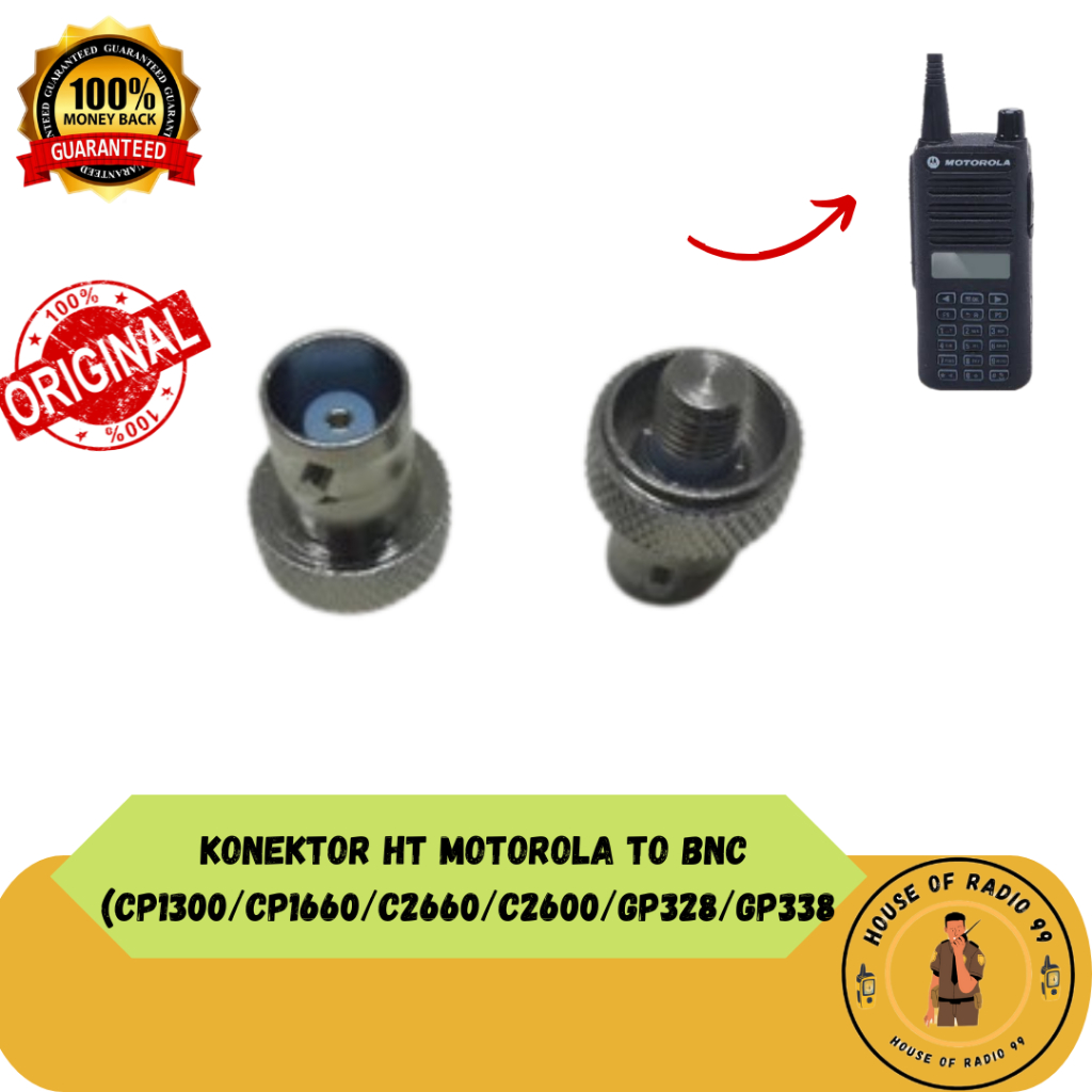 KONEKTOR HT MOTOROLA TO BNC KONEKTOR HT MOTOROLA BARU
