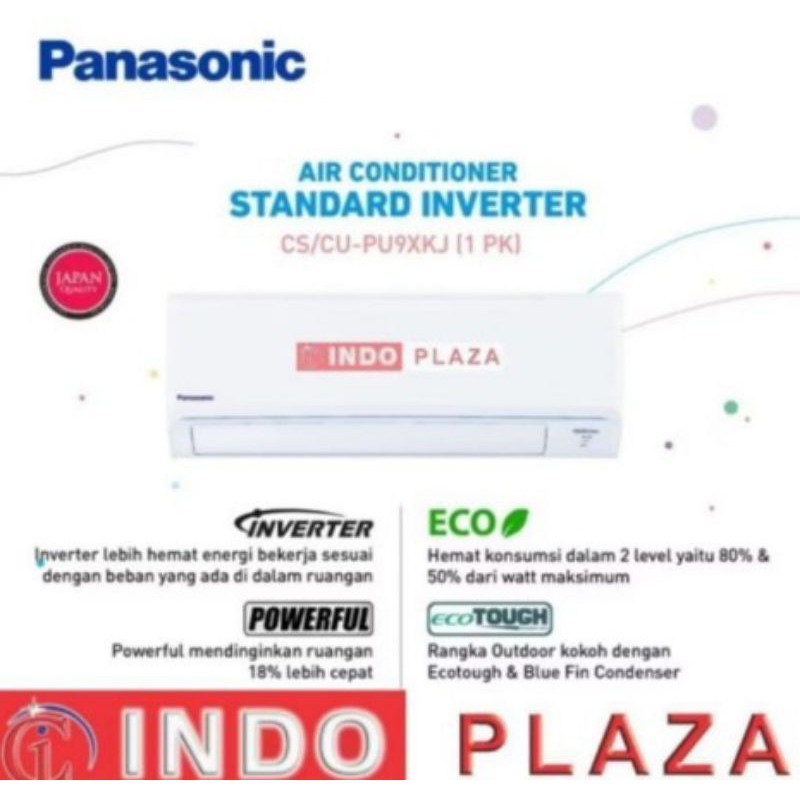 AC PANASONIC INVERTER 1 PK CS/CU-PU9XKJ