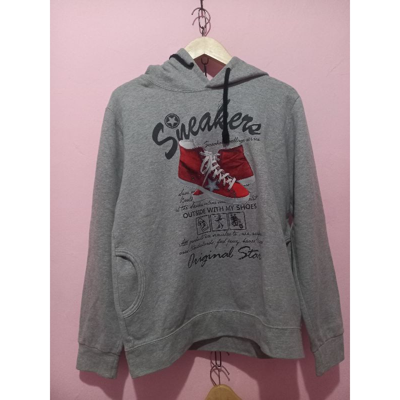 hoodie sneakers abu abu second