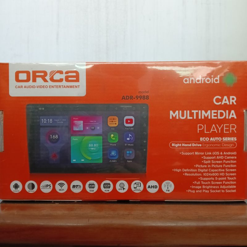 Tape audio mobil android 9 inch | ORCA model ADR-9988