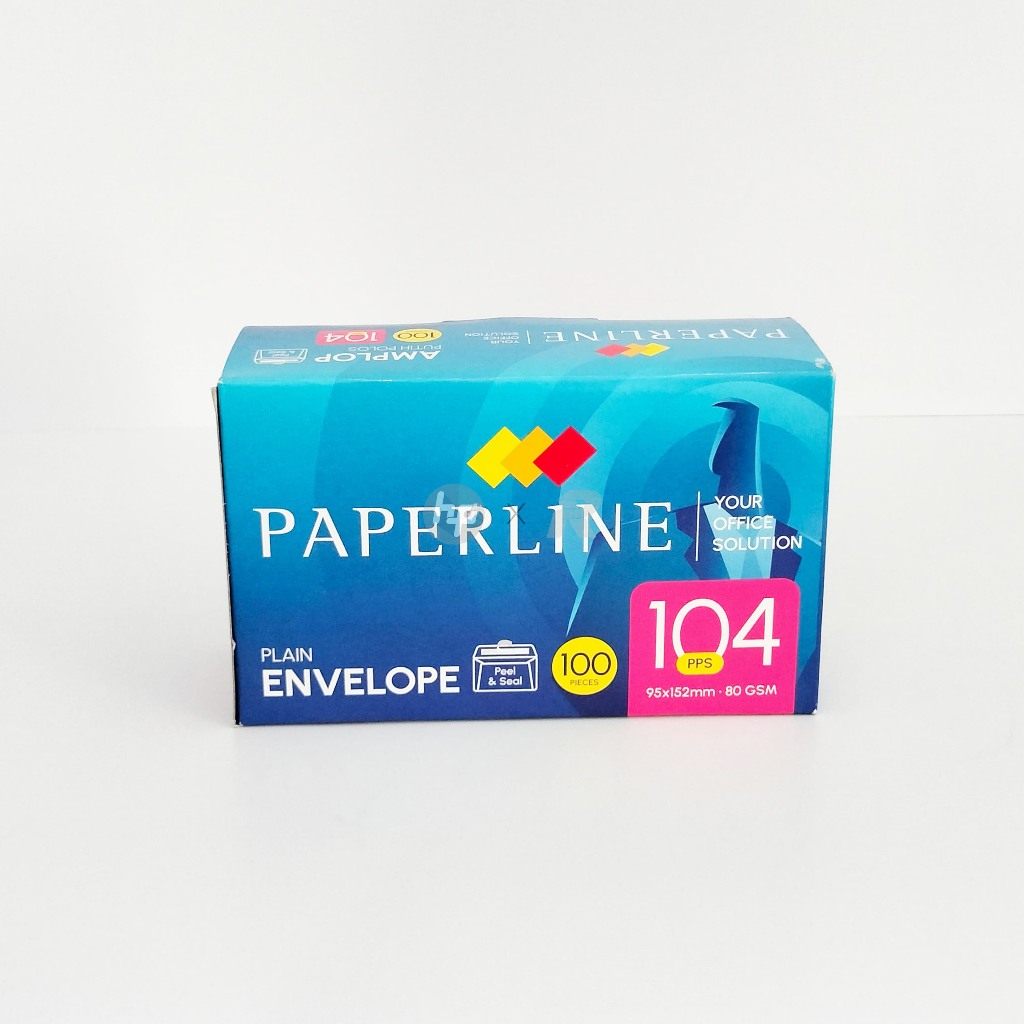 

Amplop PAPERLINE 104 PPS, Putih Polos Ukuran 9,5 x 15,2 cm