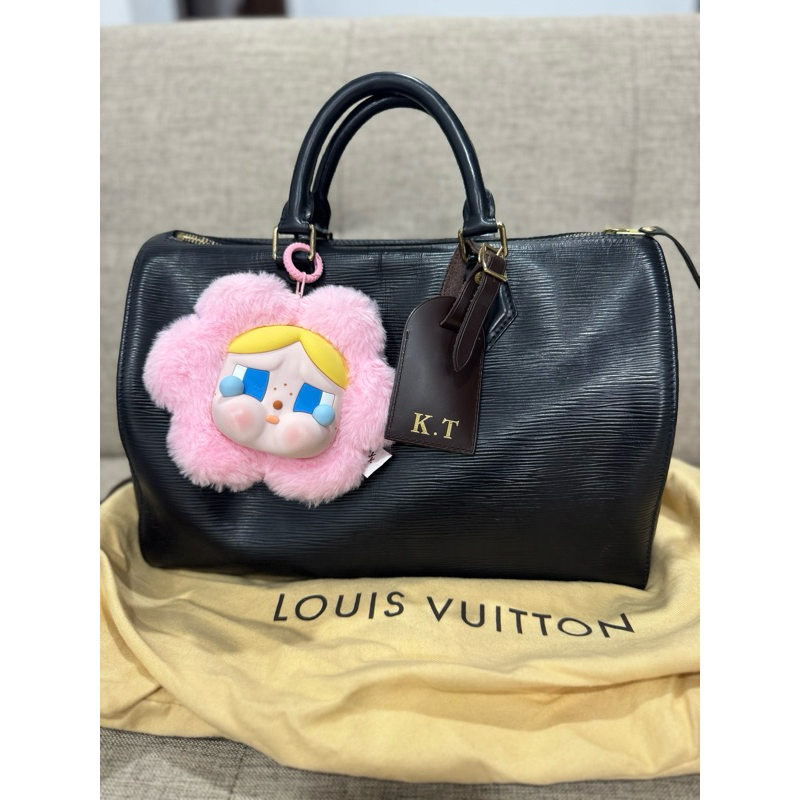 Preloved Tas LV Speedy Epi Leather Noir Authentic