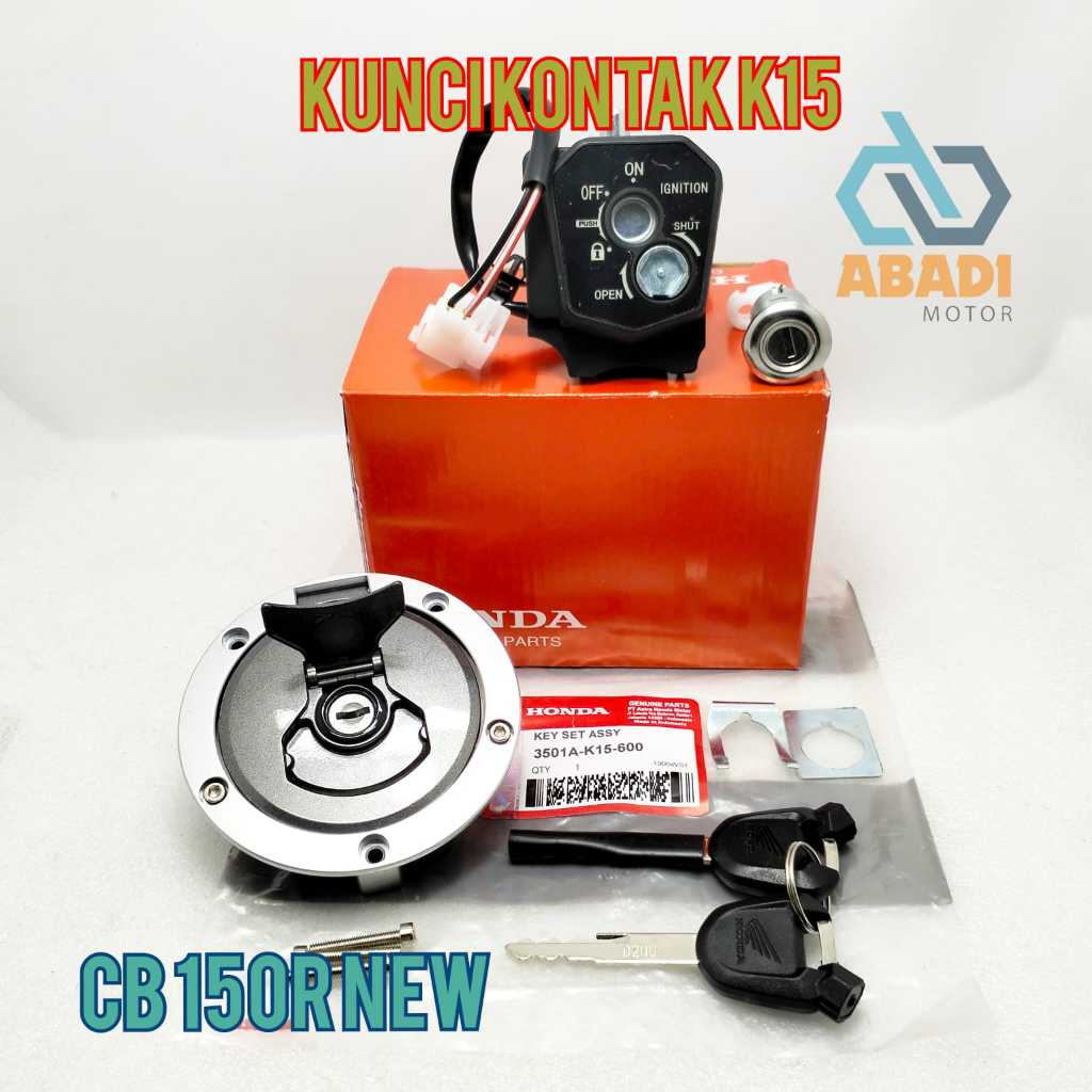 Kunci Kontak Set Ori Honda K15 CB 150R New Keyset Stop Konci Kontak CB150R Led Original AHM