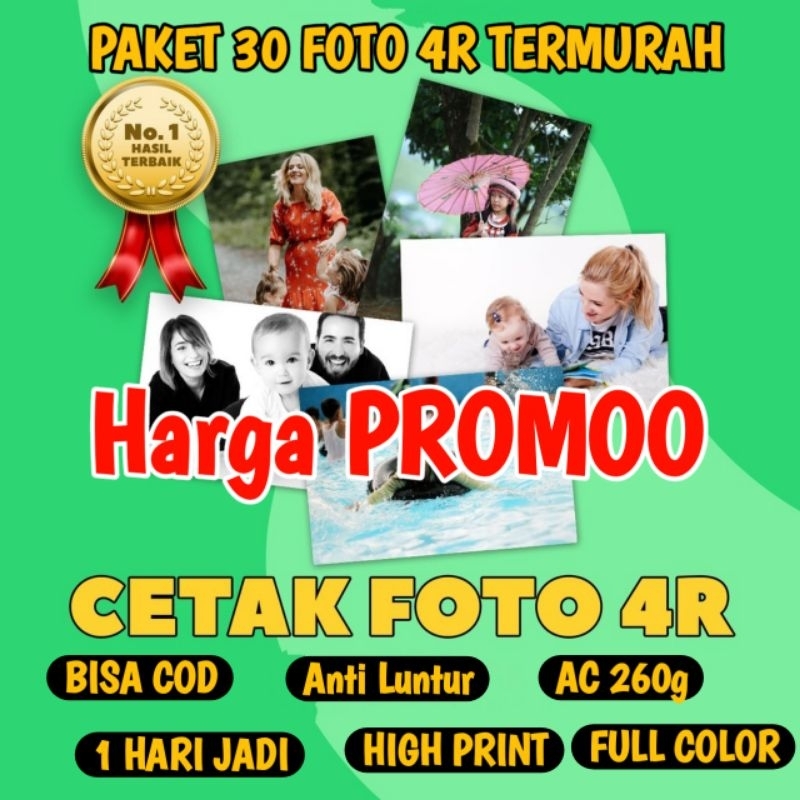 CETAK FOTO 4R ISI 10PCS BAHAN TEBAL