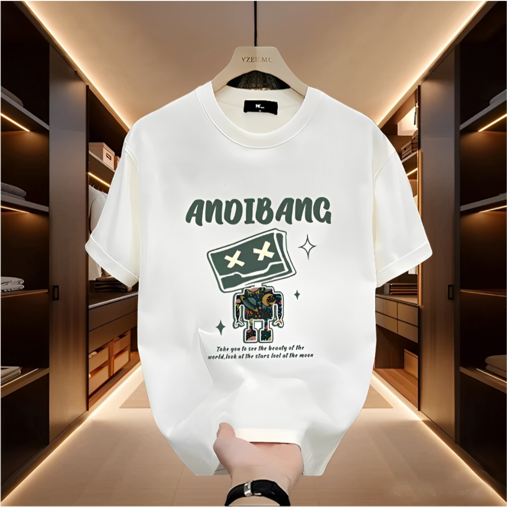 【100% katun/COD】Vintage Second Kaos d Pria Wanita Baju UnisexPakaian Berkualitas kaos Dasar Pria Kao