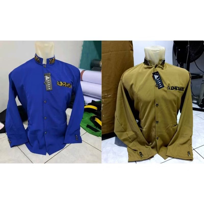 ((ABDULSHOP)) JASKO/JAS KOKO/JASCO VARIASI KERAH DAN SAKU BATIK BAHAN HIGH TWISS PREMIUM TEBAL LEMBU