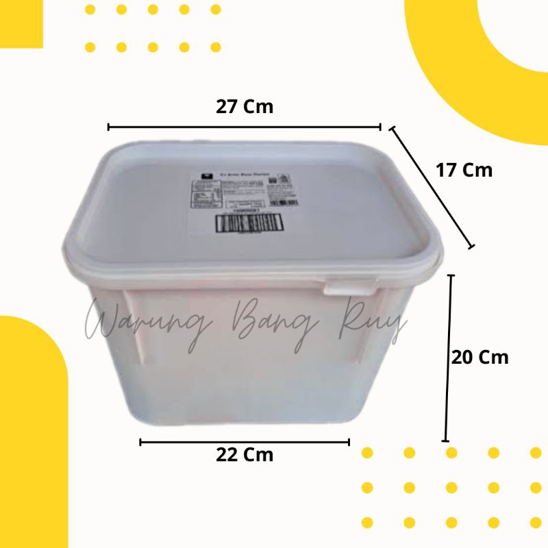 EMBER BEKAS ICE CREAM 8 LITER, EMBER ES KRIM, KONTENER BOX