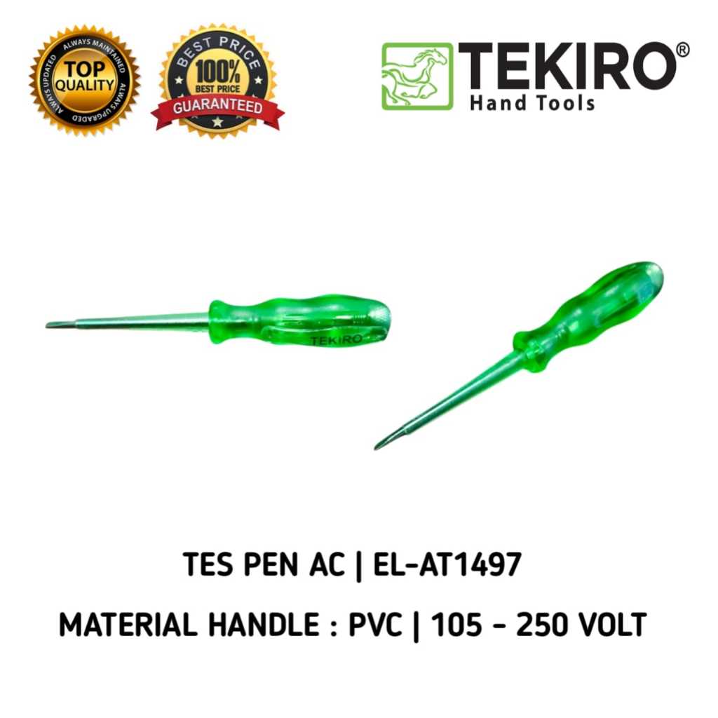 TEKIRO TESPEN MINUS AC TEST PEN OBENG MIN TESTER ORIGINAL TEKIRO TESPEN AC TESPEN LISTRIK TOOLS ALAT