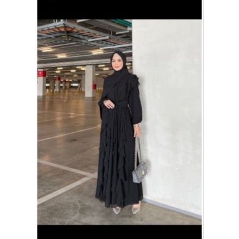 MAIRA DRESS GONEGANI HITAM