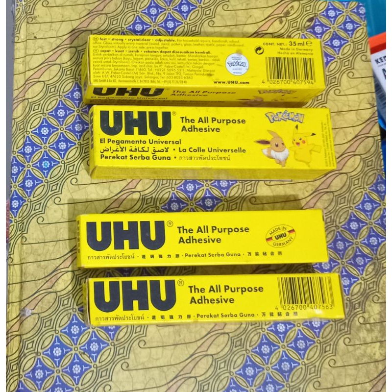 

UHU The All Purpose Adhesive Lem cair UHU 20ml / 35 ml - Pcs.