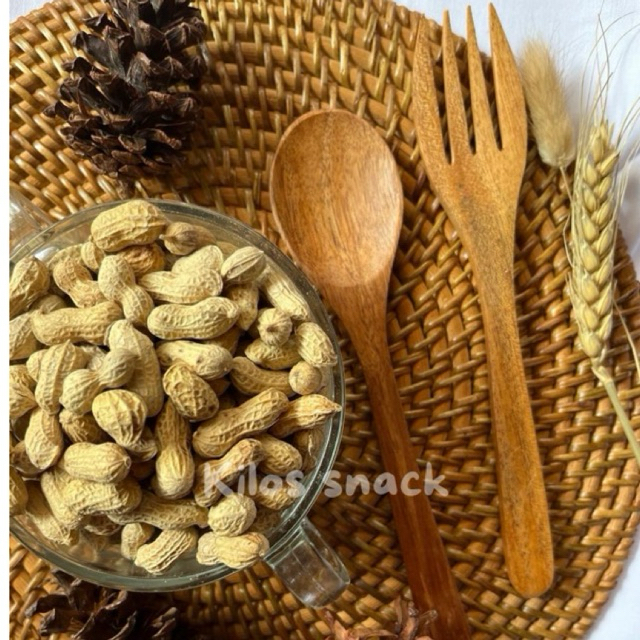 

kacang kulit asin berkualitas rasa enak gurih renyah kemasan kiloan