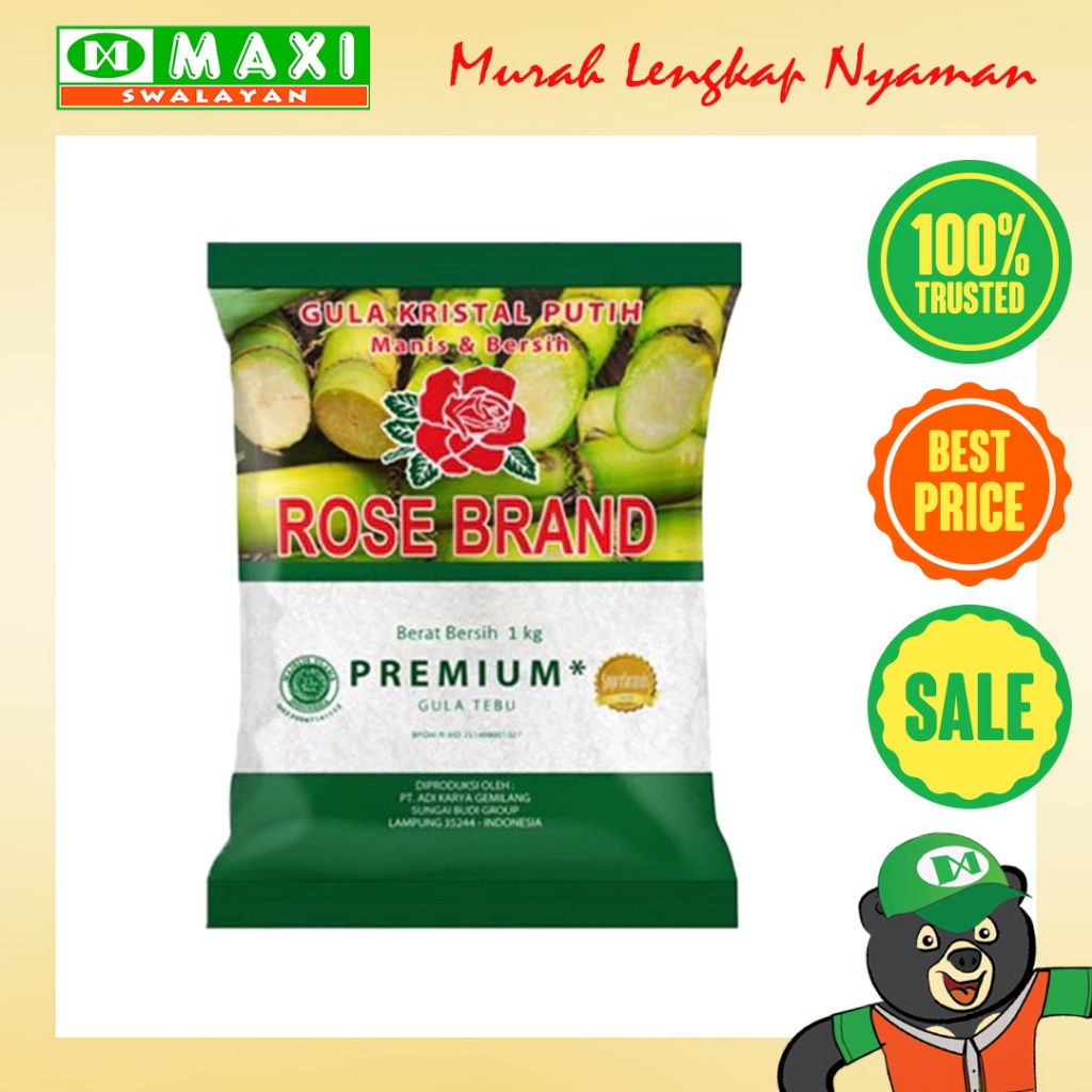 

Gula Rose Brand 1kg Hijau