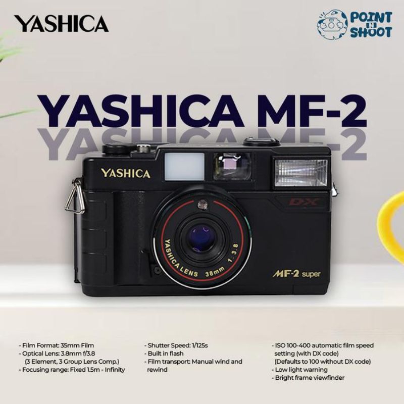 Camera Yashica MF-2 Super DX - Kyocera Kamera Analog