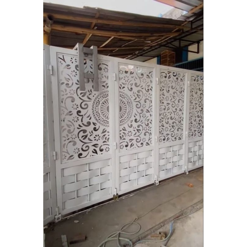 Pintu lipat besi cutting laser