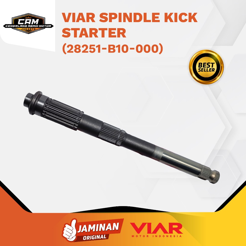 As Kick Starter Viar Karya Bit 100CC Bebek Motor Roda 3 Spindle Kick Starter [CAM JKT]