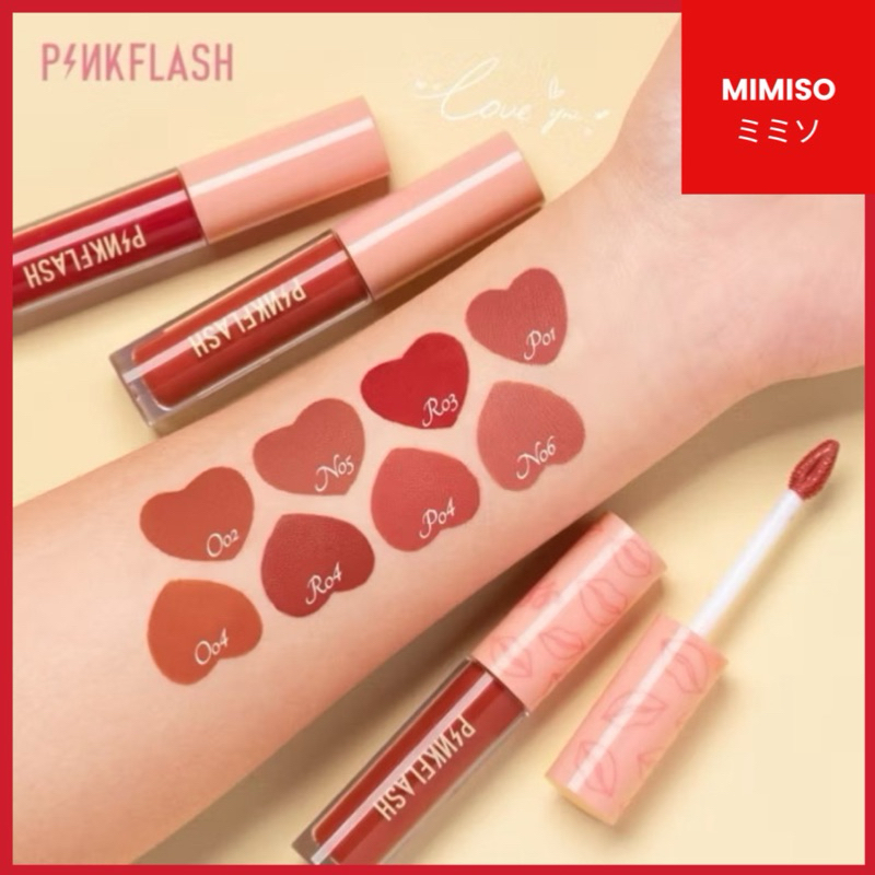PINKFLASH Lasting Matte Lip Cream | PINKFLASH Lipstik Matte Waterproof | PINKFLASH Lip Cream | PINKF