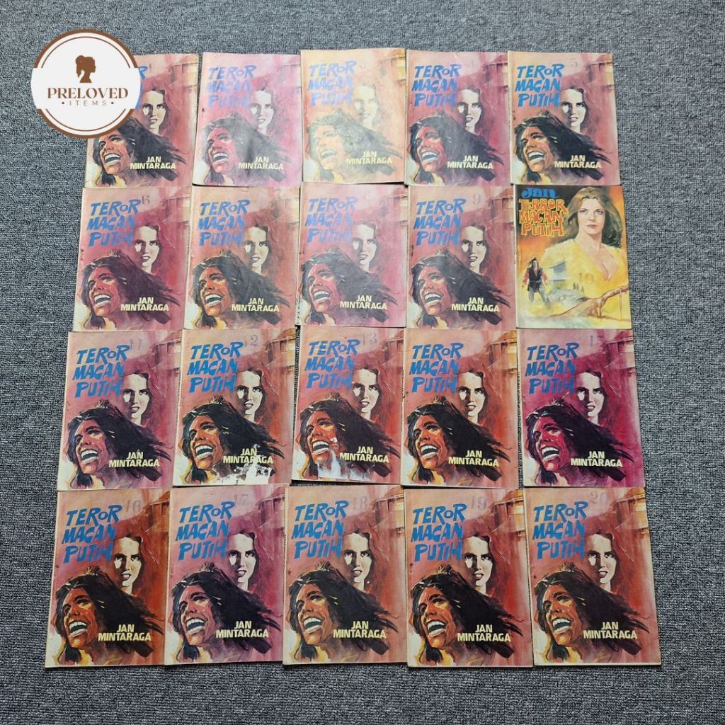 Komik Silat Cerita Silat Cersil Jadul Teror Macan Putih Jilid 1-20 (TAMAT) karya Jan Mintaraga