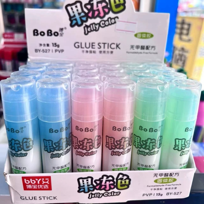 

Glue Stick Jelly Color Lem Kertas Stik Batang Warna 9gr 15gr 21gr