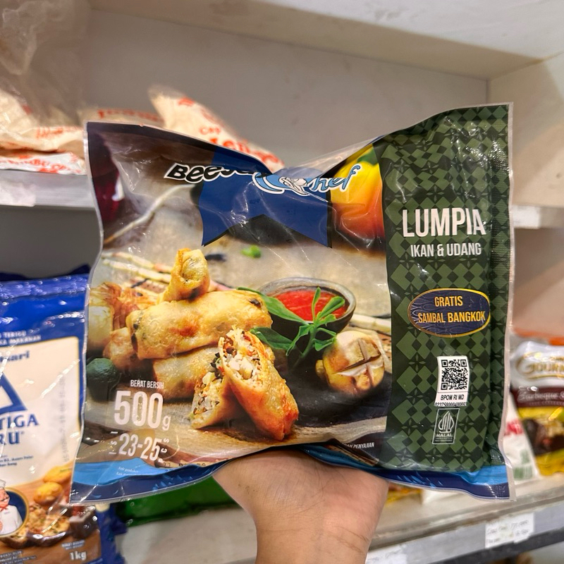 

BEEJAY lumpia ikan & udang 500g free sambal bangkok
