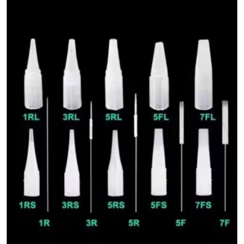 Tip Penutup Cup Jarum Sulam Alis