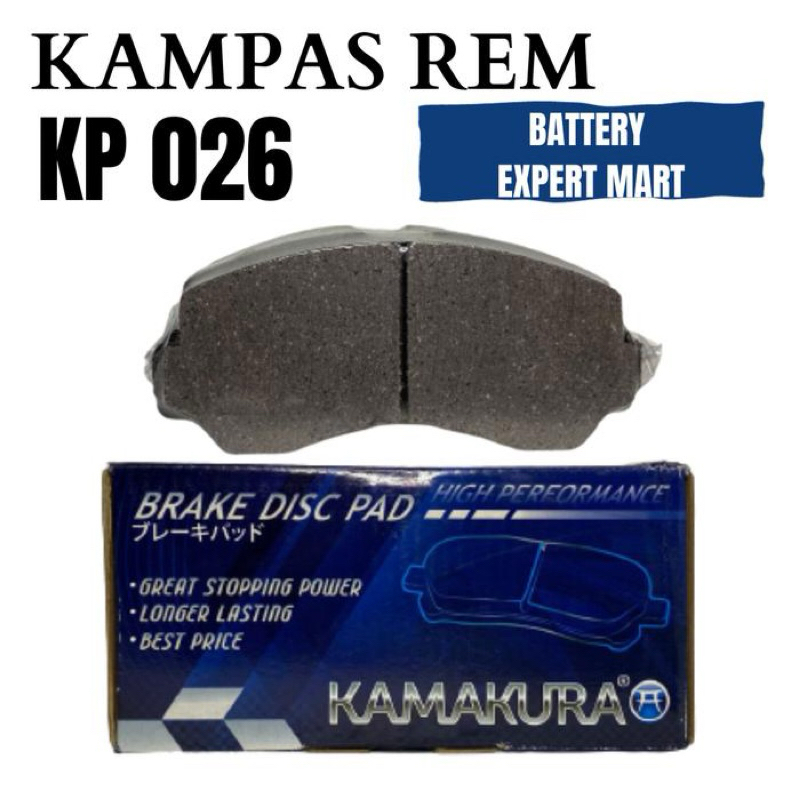 Kampas Rem Depan Mobil Toyota avanza, Daihatsu xenia Rush Terios Kp026 kamakura