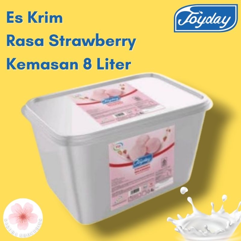 

Es Krim Joyday Strawberry 8 Liter / Joyday Ice Cream Strawberry 8 Liter