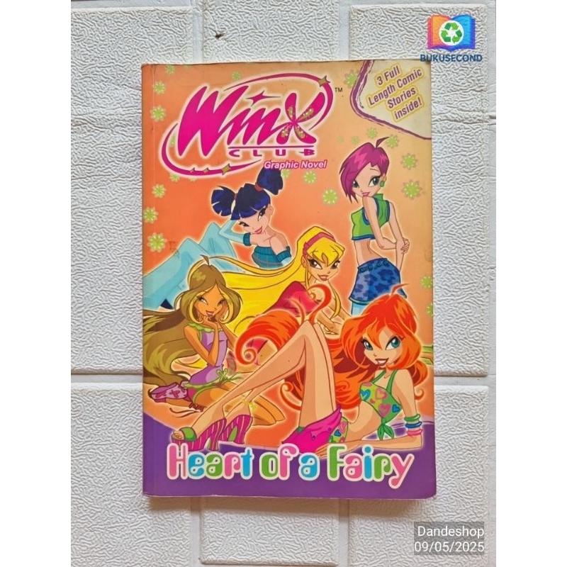 Winx Club Graphic Novel - Heart of a Fairy - Komik Warna Bekas Preloved ~ BAHASA INGGRIS