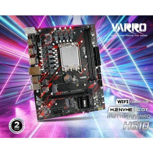 MOTHERBOARD VARRO H610 LGA 1700 Motherboard Intel Varro h610m