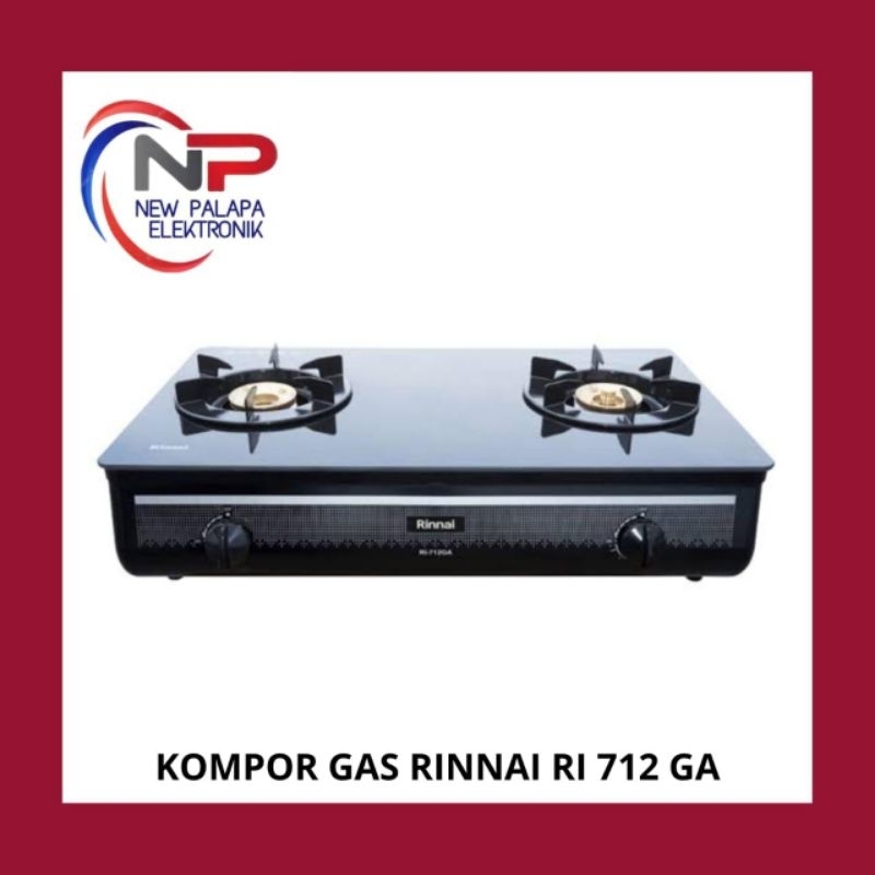 KOMPOR GAS RINNAI 712GA KACA