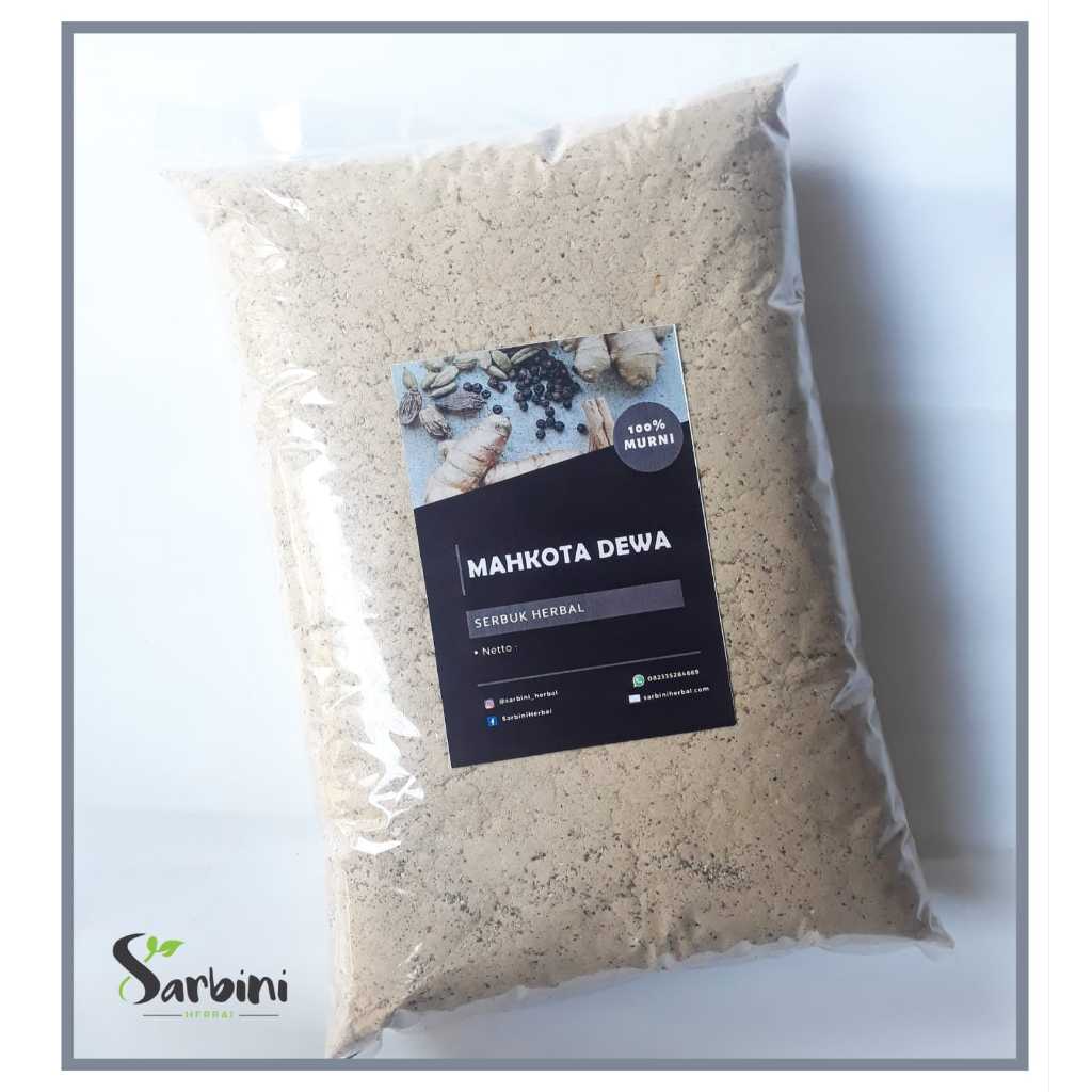 

Mahkota Dewa Bubuk 100 gram / 250 gram / Serbuk Mahkota Dewa Garansi Terjamin 100% Asli Murni / Simplisia Kering Mahkota Dewa / Bahan Ekstrak Mahkota Dewa Premium / Jamu Herbal Mahkota Dewa Tradisional Tanpa Bahan Pengawet
