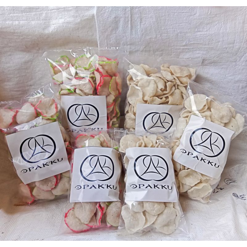 

COD Kerupuk Goreng Pasir Opak’ku 300g / Tanpa Minyak / Original / Warna Mix / Renyah Gurih / Snack Tradisional Sehat / Camilan Keluarga / Halal / Murah / Bukan Keripik / Bukan Basreng