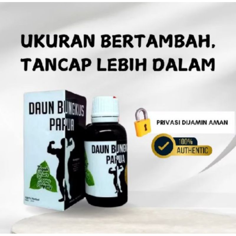 Minyak Daun Bungkus Asli Papua Original HERBAL TRADISIONAL BPOM AMAN PERMANEN
