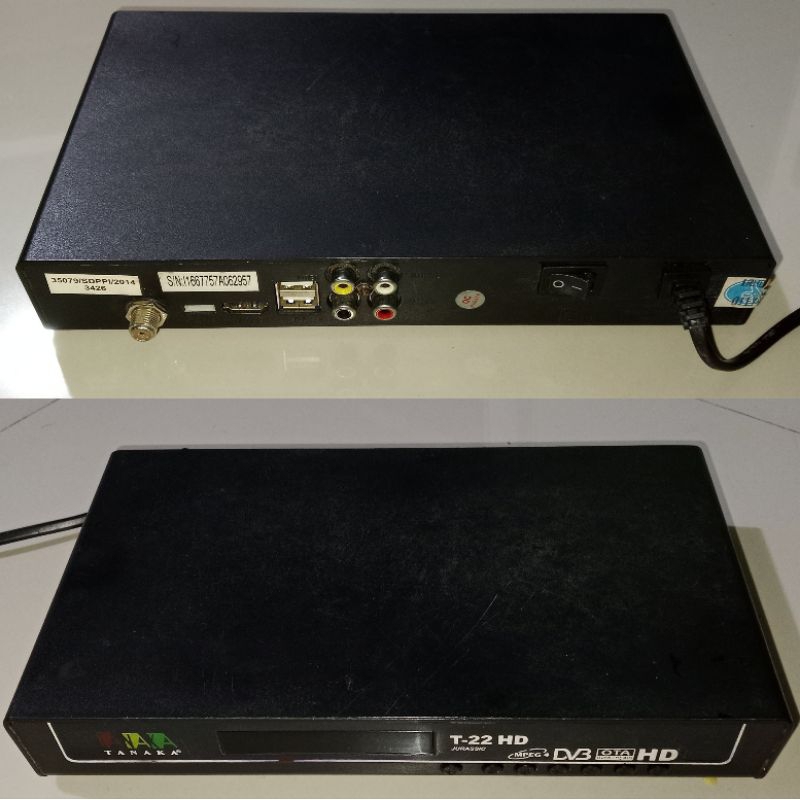 Receiver bekas pakai Parabola RX Tanaka Jurassic Full HD SW KOS K0S bisa nonton TV Dakwah Sunnah