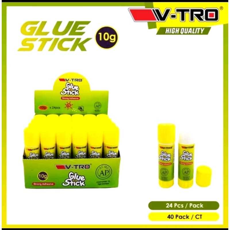 

1 PCS LEM STICK 10GR V-TRO (007486) / LEM KERTAS / LEM MURAH / LEM PADAT / LEM BATANG