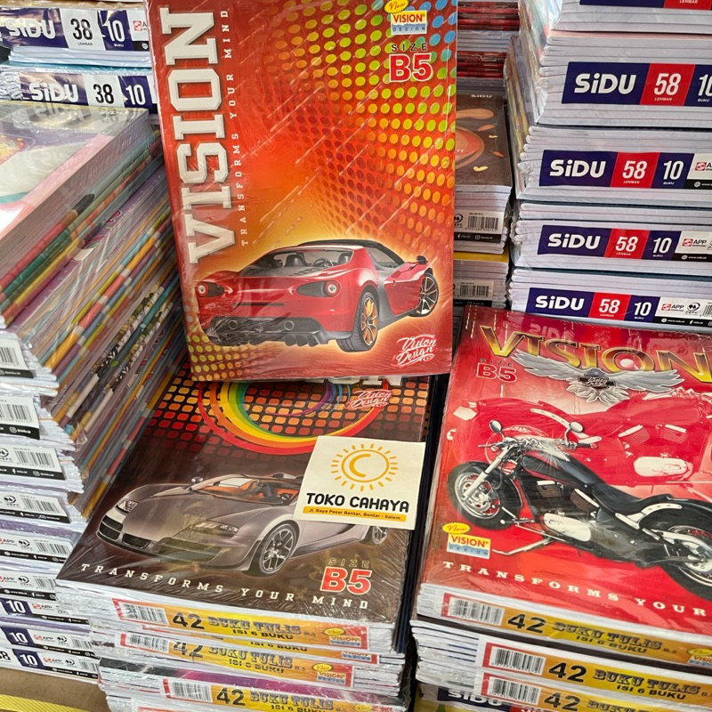 

buku tulis vision besar motif cowok ukuran b5 bigboss