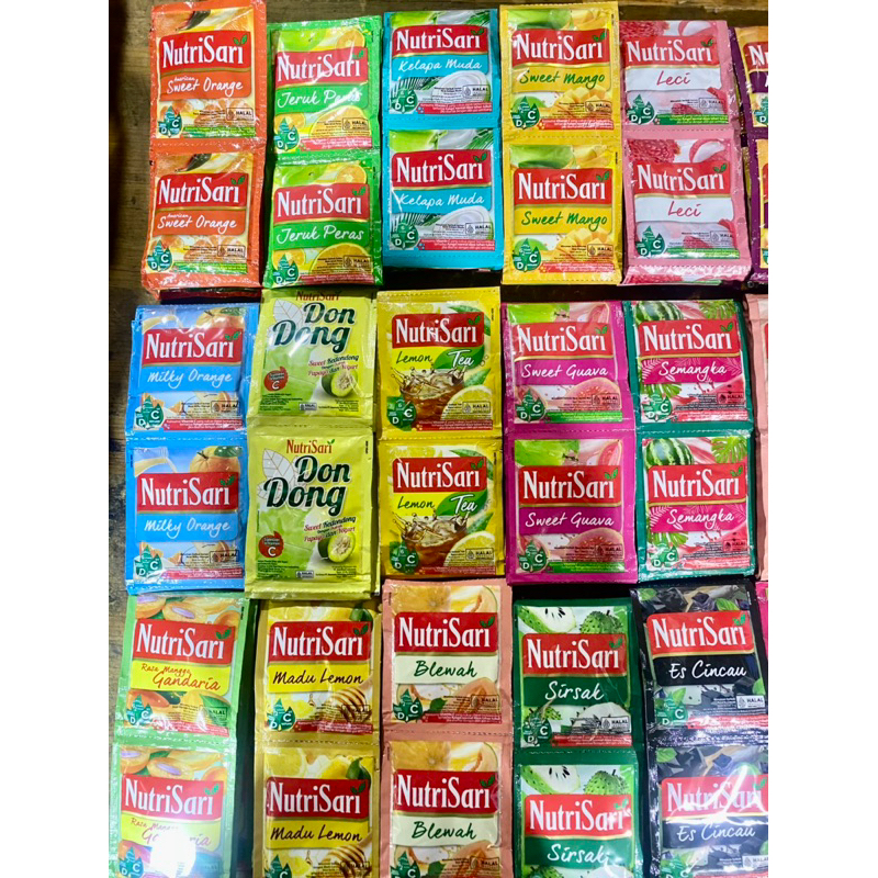 

nutrisari 1 renceng / sachet termurah grosir rasa lengkap