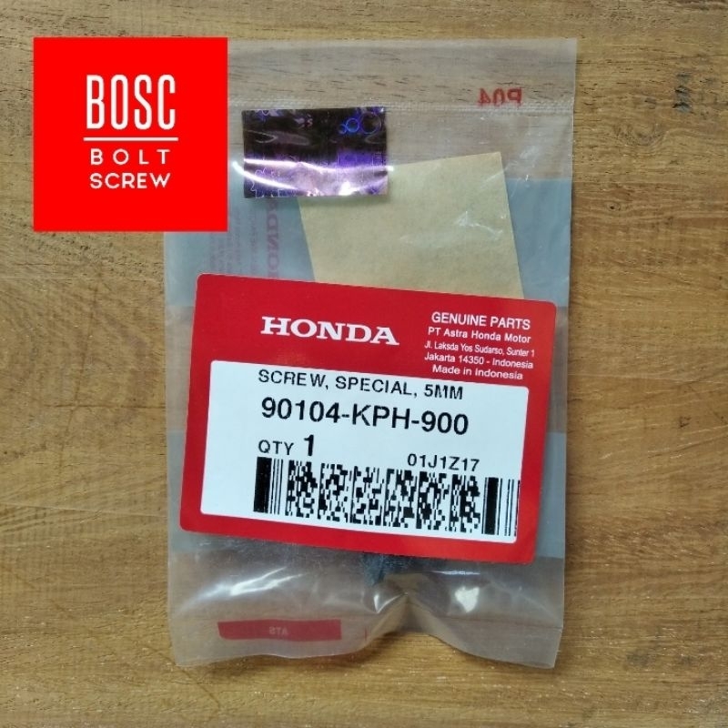 Baut Cover Body Tebeng Scoopy Karbu Supra X Lama Revo Karisma 5 mm 90104KPH900 AHM