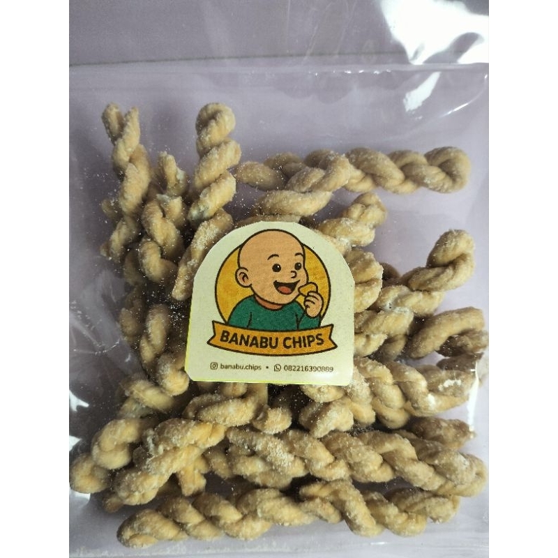

Untir-Untir / Kue Tambang 250gram Banabu Chips | Camilan Manis Gurih Renyah