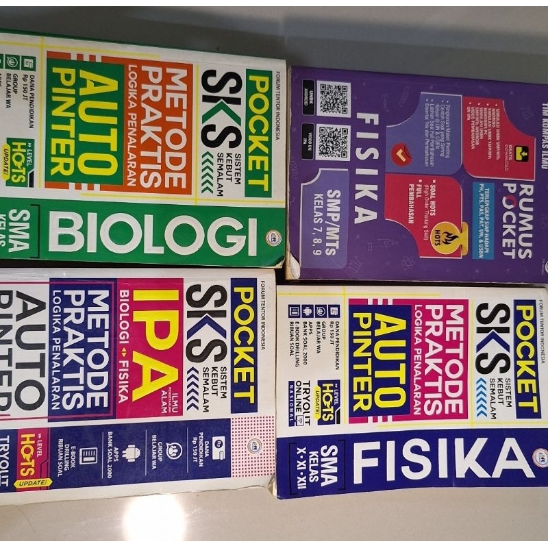 Buku Pocket SKS Olimpiade SMA/SMP preloved