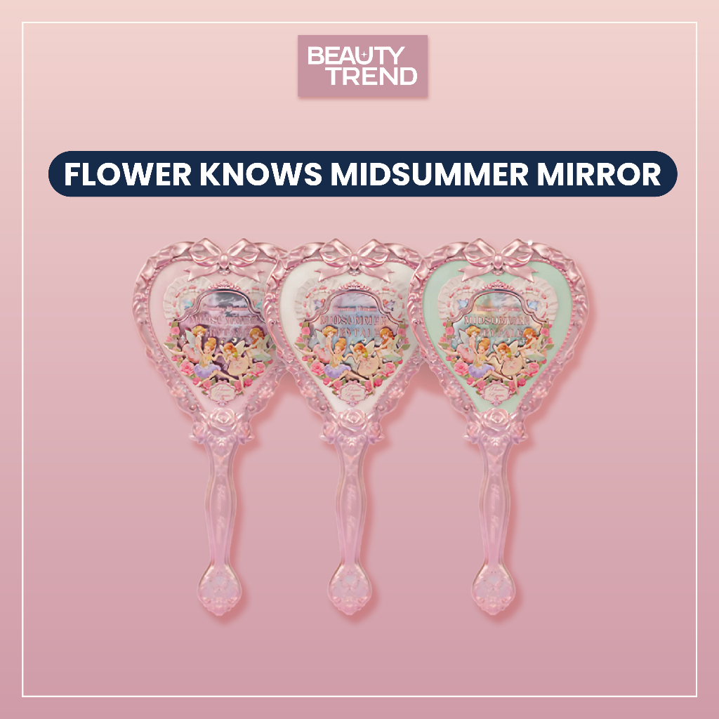 [READY ORI] Flower Knows Mirror Flower Knows Midsummer Fairytales Hand Mirror Flower Knows Makeup