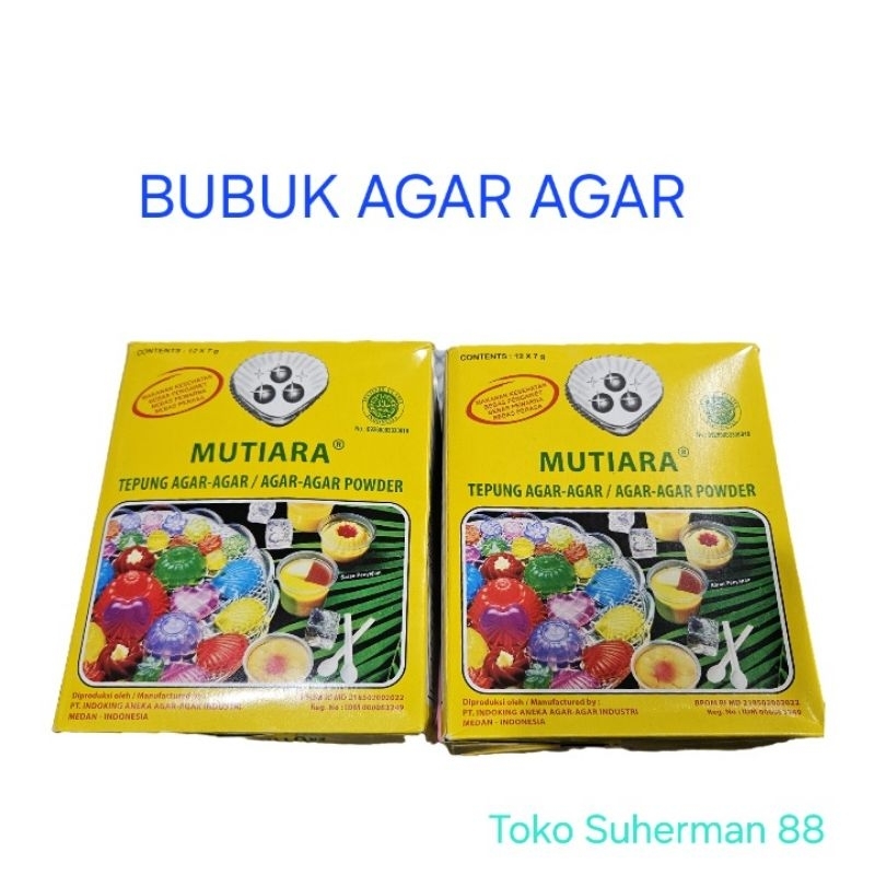 

BUBUK AGAR - AGAR CAP MUTIARA 7g