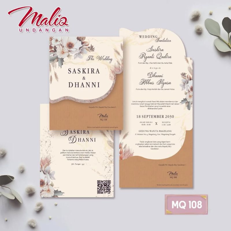

Undangan Blangko Maliq MQ 108