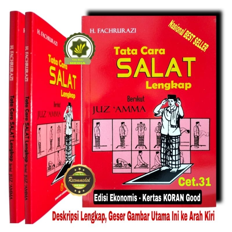 Buku TATA CARA SALAT Lengkap Panduan Shalat Hukum dan Tatacara Sembahyang Shalat Risalah Bimbingan S