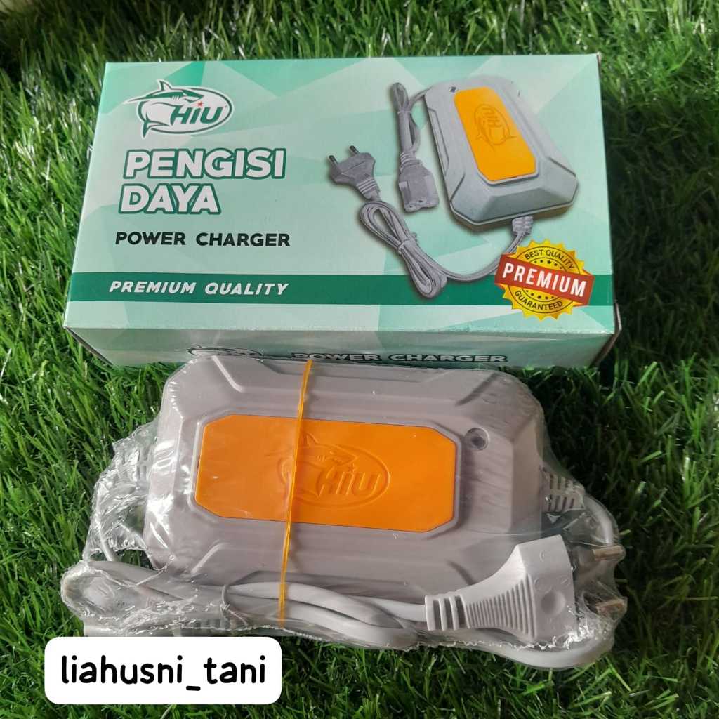 Adaptor charger aki sprayer elektrik Hiu original Murah 12V 2.5A