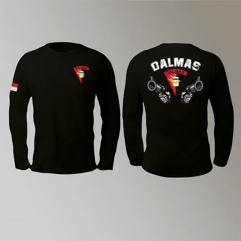 KAOS ATASAN PRIA DALMAS/DALMAS POLISI LENGAN PANJANG