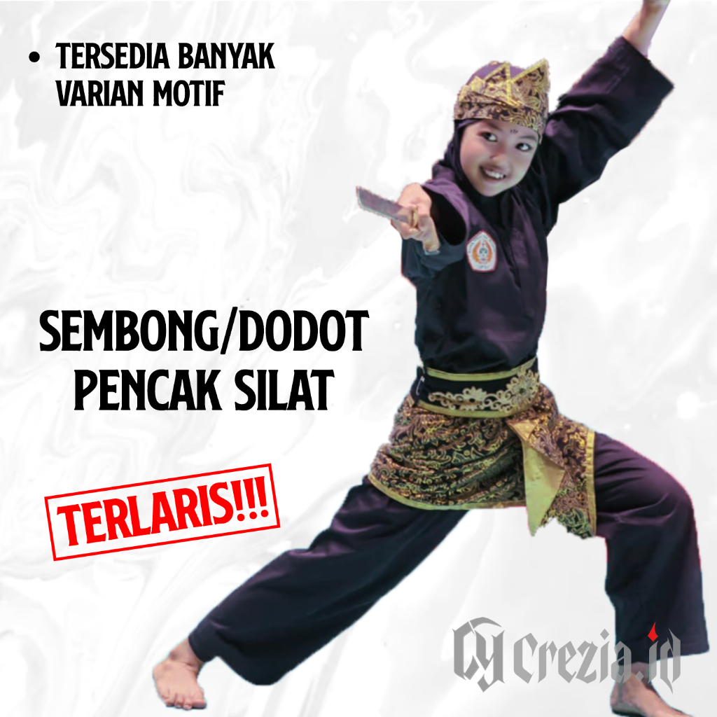 Sembong Silat/dodot silat/kain samping PREMIUM seni pencak silat